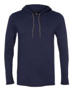 Gildan 987 - Unisex Softstyle® Lightweight Hooded Long Sleeve T-Shirt - Image 5