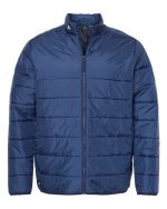 Adidas A570 - Men's 3 Stripe Puffer Full-Zip Jacket - Image 4
