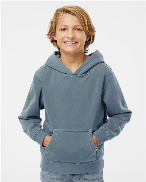 10325_fm Independent Trading Co. PRM1500Y - Youth Midweight Pigment-Dyed Hooded Sweatshirt - Image 1