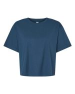 American Apparel 102 - Women's Fine Jersey Boxy Tee - Image 6