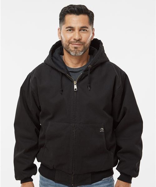 DRI DUCK 5020 - Men's Cheyenne Boulder Cloth™ Hooded Jacket with Tricot Quilt Lining