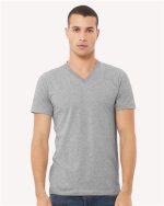 BELLA + CANVAS 3005CVC - Unisex Heather CVC V-Neck Tee