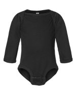 Rabbit Skins 4421 - Infant Fine Jersey Long Sleeve Bodysuit - Image 2