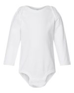 Rabbit Skins 4421 - Infant Fine Jersey Long Sleeve Bodysuit - Image 5