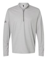 Adidas A593 - Men's Space Dyed Quarter-Zip Pullover - Image 4