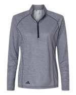 Adidas A594 - Women's Space Dyed Quarter-Zip Pullover - Image 3