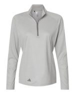 Adidas A594 - Women's Space Dyed Quarter-Zip Pullover - Image 4