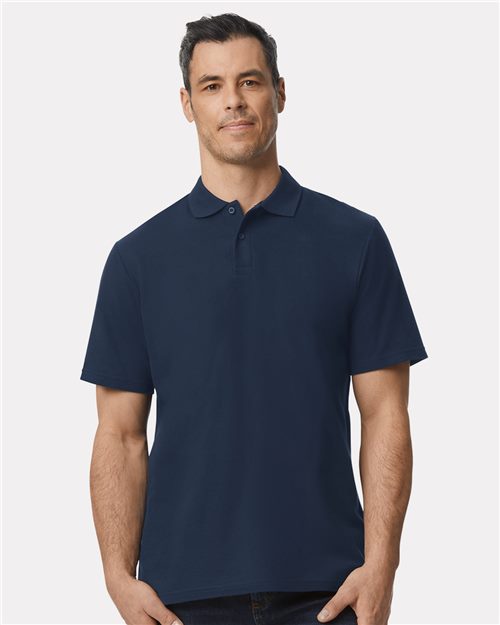 11190_fm Gildan 64800 - Unisex Softstyle® Pique Polo - Image 1