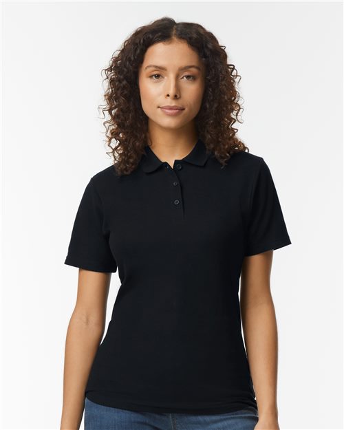 11195_fm Gildan 64800L - Women's Softstyle® Pique Polo - Image 1