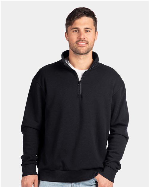 11231_fm Next Level 9643 - Unisex Fleece Quarter-Zip Pullover - Image 1