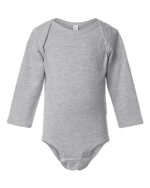 Rabbit Skins 4421 - Infant Fine Jersey Long Sleeve Bodysuit - Image 3