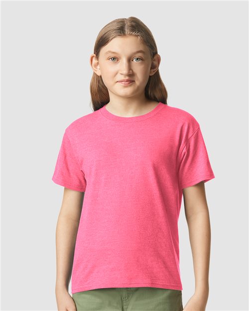 11671_fm Gildan 64000BCVC - Youth Softstyle® CVC T-Shirt - Image 1