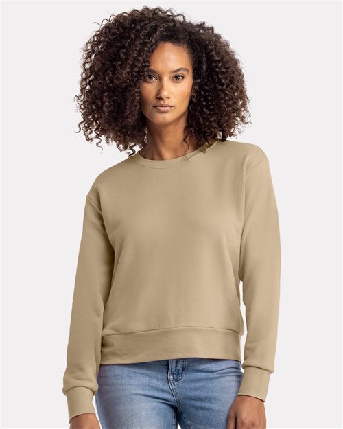 11743_fm Next Level 9084 - Women's Laguna Sueded Crewneck Sweatshirt - Image 1