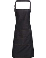 Artisan Collection by Reprime RP126 - Jeans Stitch Denim Bib Apron - Image 3
