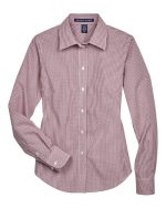 Devon & Jones D640W - Women's Crown Collection® Gingham Check Woven Dress Shirt - Image 2