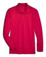 Devon & Jones DG20L - Men's CrownLux Performance® Plaited Long Sleeve Polo - Image 4