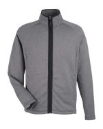 CORE365 CE72 - Men's Venture Heathered Stripe Full-Zip - Image 2