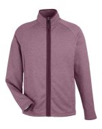 CORE365 CE72 - Men's Venture Heathered Stripe Full-Zip - Image 3