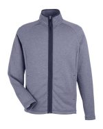 CORE365 CE72 - Men's Venture Heathered Stripe Full-Zip - Image 4