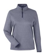 CORE365 CE73W - Women's Venture Heathered Stripe Quarter-Zip Pullover - Image 4