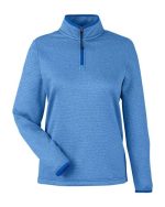 CORE365 CE73W - Women's Venture Heathered Stripe Quarter-Zip Pullover - Image 5
