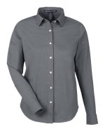 Devon & Jones DG505W - Women's CrownLux Performance® Spencer Poplin Dress Shirt - Image 3