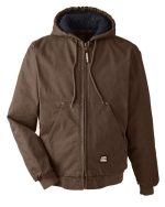 Berne Apparel HJ375 - Men's Heartland Washed Cotton Duck Hooded Jacket - Image 2