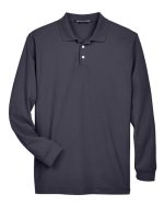Devon & Jones D110 - Men's Pima Piqué Long Sleeve Polo - Image 4