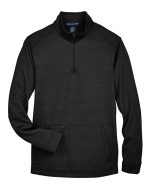 Devon & Jones DG798 - Men's Newbury Mélange Fleece Quarter-Zip Pullover - Image 2