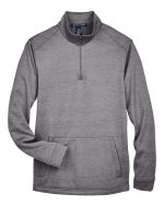 Devon & Jones DG798 - Men's Newbury Mélange Fleece Quarter-Zip Pullover - Image 3