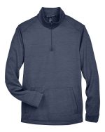 Devon & Jones DG798 - Men's Newbury Mélange Fleece Quarter-Zip Pullover - Image 6