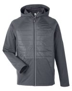 CORE365 CE808 - Unisex Techno Lite Hybrid Hooded Jacket - Image 3