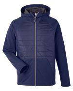 CORE365 CE808 - Unisex Techno Lite Hybrid Hooded Jacket - Image 4