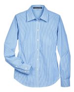 Devon & Jones D645W - Women's Crown Collection® Banker Stripe Woven Dress Shirt - Image 4