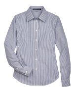 Devon & Jones D645W - Women's Crown Collection® Banker Stripe Woven Dress Shirt - Image 5