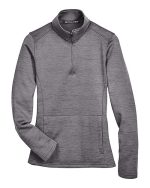 Devon & Jones DG798W - Women's Newbury Mélange Fleece Quarter-Zip Pullover - Image 3