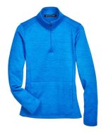 Devon & Jones DG798W - Women's Newbury Mélange Fleece Quarter-Zip Pullover - Image 5