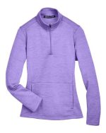 Devon & Jones DG798W - Women's Newbury Mélange Fleece Quarter-Zip Pullover - Image 6