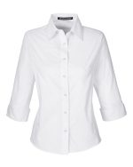 Devon & Jones DP625W - Women's Perfect Fit™ Three-Quarter Sleeve Stretch Poplin Dress Shirt - Image 7