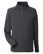 CORE365 CE801 - Unisex Fusion ChromaSoft™ Fleece Quarter-Zip Pullover - Image 3