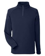 CORE365 CE801 - Unisex Fusion ChromaSoft™ Fleece Quarter-Zip Pullover - Image 4