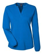 Devon & Jones DP122W - Women's Raleigh Half-Placket Knit Top - Image 3