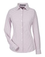 Devon & Jones DG540W - Women's CrownLux Performance® Micro Windowpane Woven Dress Shirt - Image 2