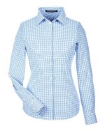 Devon & Jones DG540W - Women's CrownLux Performance® Micro Windowpane Woven Dress Shirt - Image 3