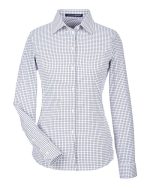 Devon & Jones DG540W - Women's CrownLux Performance® Micro Windowpane Woven Dress Shirt - Image 4