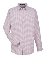 Devon & Jones DG540 - Men's CrownLux Performance® Micro Windowpane Woven Dress Shirt - Image 2
