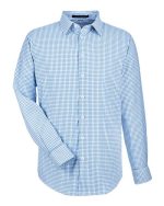 Devon & Jones DG540 - Men's CrownLux Performance® Micro Windowpane Woven Dress Shirt - Image 3