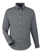 Devon & Jones DG505 - Men's CrownLux Performance® Spencer Poplin Dress Shirt - Image 3