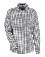 Devon & Jones DG536W - Women's CrownLux Performance® Gingham Dress Shirt - Image 3