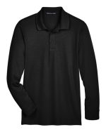 Devon & Jones DG20LT - Men's Tall CrownLux Performance® Plaited Long Sleeve Polo - Image 2
